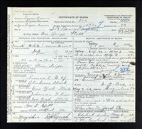 Hall, Mrs. George (Lillie Clark) (Death Cert.)